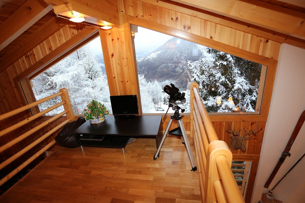Best view in the chalet - mezzanine floor