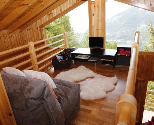 Mezzanine - room with a view. Plenty of games to entertain he whole family